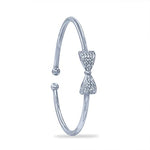 Load image into Gallery viewer, Taraash 925 Sterling Silver Bow Bangle For Women - Taraash