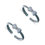 Load image into Gallery viewer, Taraash 925 Sterling Silver Bow Stylish Toe Ring For Women - Taraash