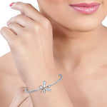 Load image into Gallery viewer, Taraash 925 Sterling Silver Butterfly Bangle For Women - Taraash