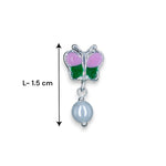 Load image into Gallery viewer, Taraash 925 Sterling Silver Butterfly Drop Earring For Kids - Taraash