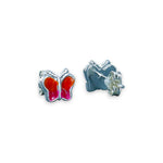 Load image into Gallery viewer, Taraash 925 Sterling Silver Butterfly Stud Earrings For Kids - Taraash