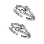 Load image into Gallery viewer, Taraash leg rings women silver