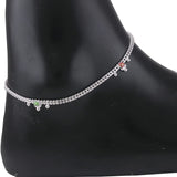 Taraash 925 Sterling Silver Chain Anklet / Payal For Women - Taraash
