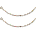 Load image into Gallery viewer, Taraash 925 Sterling Silver Chain Based Anklets For Women - Taraash