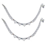 Load image into Gallery viewer, Taraash 925 Sterling Silver Chain Payal For Women - Taraash