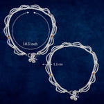 Load image into Gallery viewer, Taraash 925 Sterling Silver Chain Payal For Women - Taraash