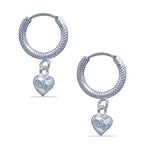 Load image into Gallery viewer, Taraash silver hoop