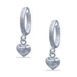 Load image into Gallery viewer, Taraash silver hoops earrings