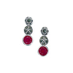 Load image into Gallery viewer, Taraash 925 Sterling Silver Colorful CZ Drop Earrings - Taraash
