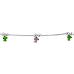 Load image into Gallery viewer, Taraash 925 Sterling Silver Colorful Enamel Dog Charm Kids Anklets - Taraash