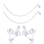 Load image into Gallery viewer, Taraash 925 Sterling Silver Combo of Anklet & Toe Ring COMBO ANTR 05 - Taraash