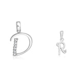 Load image into Gallery viewer, Taraash 925 Sterling Silver Couple Alphabet Pendants "D" and "R" Initial Letter Pendants - Taraash
