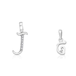 Load image into Gallery viewer, Taraash 925 Sterling Silver Couple Alphabet Pendants "J" and "G" Initial Letter Pendants - Taraash