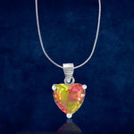 Load image into Gallery viewer, Taraash 925 Sterling Silver Couple Combo Of Figaro Chain And Heart CZ Shape Jewellery Set - Taraash