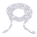 Load image into Gallery viewer, Taraash 925 Sterling Silver Couple Combo Of Figaro Chain And Heart CZ Shape Jewellery Set - Taraash