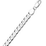 Taraash 925 Sterling Silver Curb Bracelet For Men - Taraash