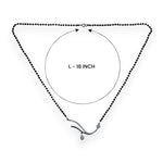 Load image into Gallery viewer, Taraash 925 Sterling Silver Curve Design Mangalsutra For Women - Taraash