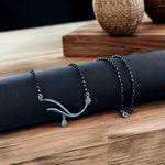 Load image into Gallery viewer, Taraash 925 Sterling Silver Curve Design Mangalsutra For Women - Taraash