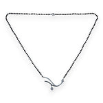 Load image into Gallery viewer, Taraash 925 Sterling Silver Curve Design Mangalsutra For Women - Taraash