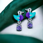 Load image into Gallery viewer, Taraash 925 Sterling Silver Cute Deck Drop Earrings For Kids - Taraash