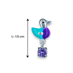 Load image into Gallery viewer, Taraash 925 Sterling Silver Cute Deck Drop Earrings For Kids - Taraash