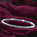 Load image into Gallery viewer, Taraash 925 Sterling Silver Cutwork Sikh Punjabi Sardar Kada For Men - Taraash