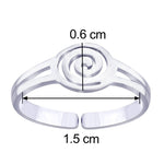 Load image into Gallery viewer, Taraash 925 Sterling Silver Cutwork toe ring for women LR0661S - Taraash