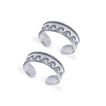 Load image into Gallery viewer, Taraash 925 Sterling Silver Cutwork Toe Ring For Women LR1162A - Taraash