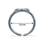 Load image into Gallery viewer, Taraash 925 Sterling Silver Cz Bow Toe Ring For Women - Taraash
