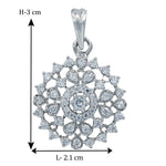 Load image into Gallery viewer, TARAASH 925 Sterling Silver CZ Floral Jewellery Set For Women - Taraash