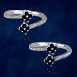 Load image into Gallery viewer, Taraash 925 Sterling Silver CZ Floral Toe Ring For Women - Taraash