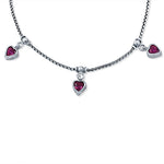 Load image into Gallery viewer, Taraash 925 Sterling Silver CZ Heart Bracelet For Women - Taraash