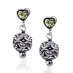 Load image into Gallery viewer, Taraash 925 Sterling Silver CZ Heart Drop Earrings For Women - Taraash