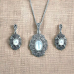 Load image into Gallery viewer, Taraash 925 Sterling Silver CZ Jewellery Set For Women - Taraash