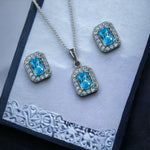Load image into Gallery viewer, Taraash 925 Sterling Silver CZ Jewellery Sets For Women - Taraash