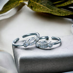 Load image into Gallery viewer, Taraash 925 Sterling Silver CZ Metti For Women - Taraash