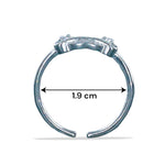 Load image into Gallery viewer, Taraash 925 Sterling Silver CZ Metti For Women - Taraash