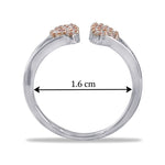 Load image into Gallery viewer, Taraash 925 Sterling Silver CZ Rose Gold Toe Ring For Women - Taraash