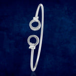 Load image into Gallery viewer, Taraash 925 Sterling Silver CZ Round Shape Bangle For Women - Taraash