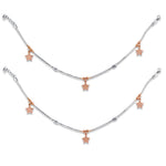 Load image into Gallery viewer, Taraash 925 Sterling Silver Cz Star Anklet For Women - Taraash