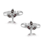 Load image into Gallery viewer, Taraash 925 Sterling Silver CZ Toe Ring | Silver Metti | Chandi Jodavi For Women - Taraash