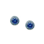Load image into Gallery viewer, Taraash 925 Sterling Silver Dark Blue CZ Jewellery Set For Women - Taraash