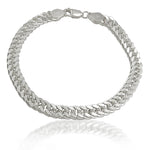 Load image into Gallery viewer, Taraash 925 sterling silver double curb chain bracelet for men - Taraash