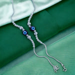 Load image into Gallery viewer, Taraash 925 Sterling Silver Evil Eye Anklet For Kids - Taraash