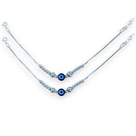 Load image into Gallery viewer, Taraash 925 Sterling Silver Evil Eye Anklet For Kids - Taraash