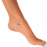 Load image into Gallery viewer, Taraash 925 Sterling Silver Evil Eye Anklet For Women - Taraash