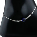 Load image into Gallery viewer, Taraash 925 Sterling Silver Evil Eye Anklet For Women - Taraash