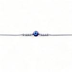 Load image into Gallery viewer, Taraash 925 Sterling Silver Evil Eye Beaded Anklet for Women - Taraash