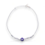 Load image into Gallery viewer, Taraash 925 Sterling Silver Evil Eye Beaded Anklet for Women - Taraash