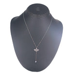 Load image into Gallery viewer, Taraash 925 Sterling Silver Fan Shape Cz Pendant Chain For Women - Taraash